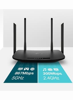 Archer VR300 AC1200 Wireless VDSL/ADSL Modem Router Black thumbnail 3