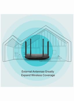 Archer VR300 AC1200 Wireless VDSL/ADSL Modem Router Black thumbnail 7