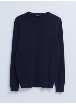 Crew Neck Long Sleeve Men's Knitwear Sweater thumbnail 6