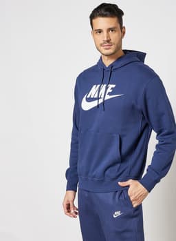 Sportswear Club Graphic Hoodie Blue thumbnail 3