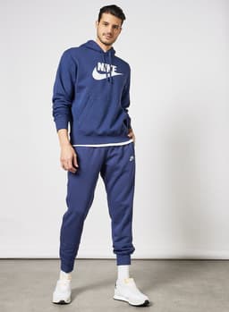 Sportswear Club Graphic Hoodie Blue thumbnail 4